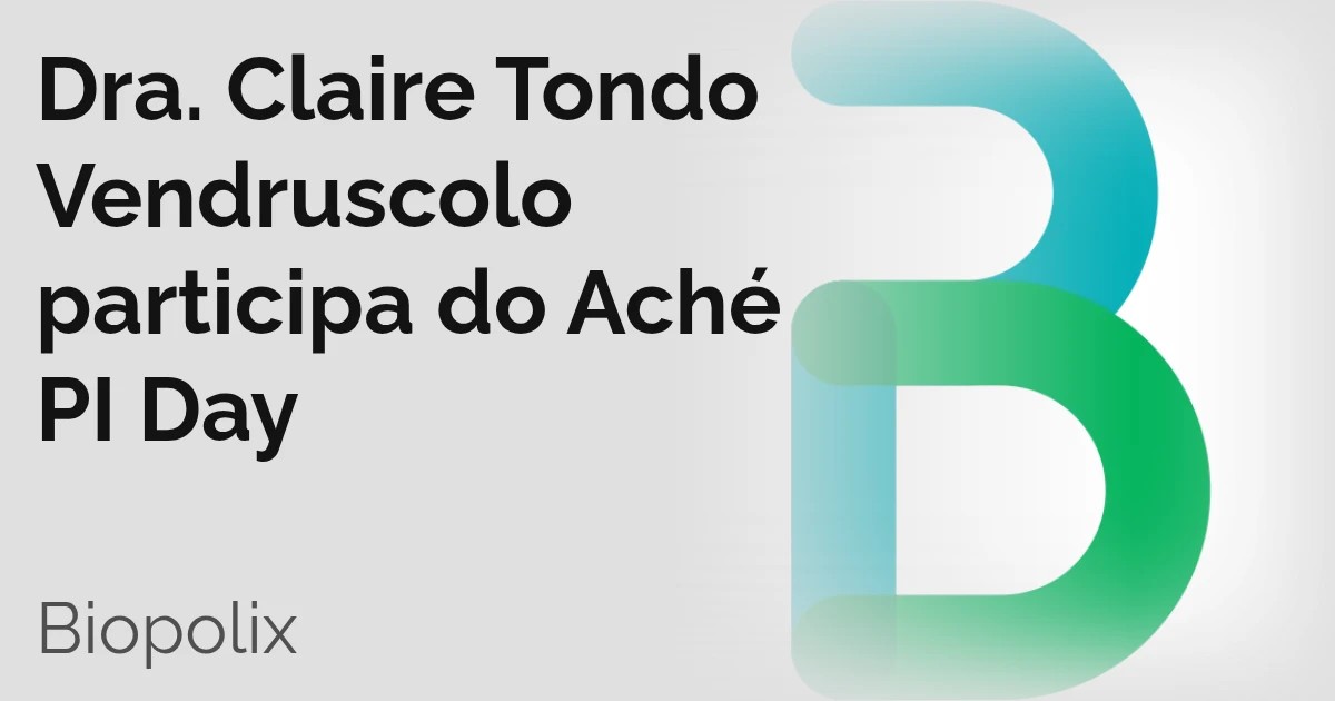 Dra. Claire Tondo Vendruscolo participa do Aché PI Day