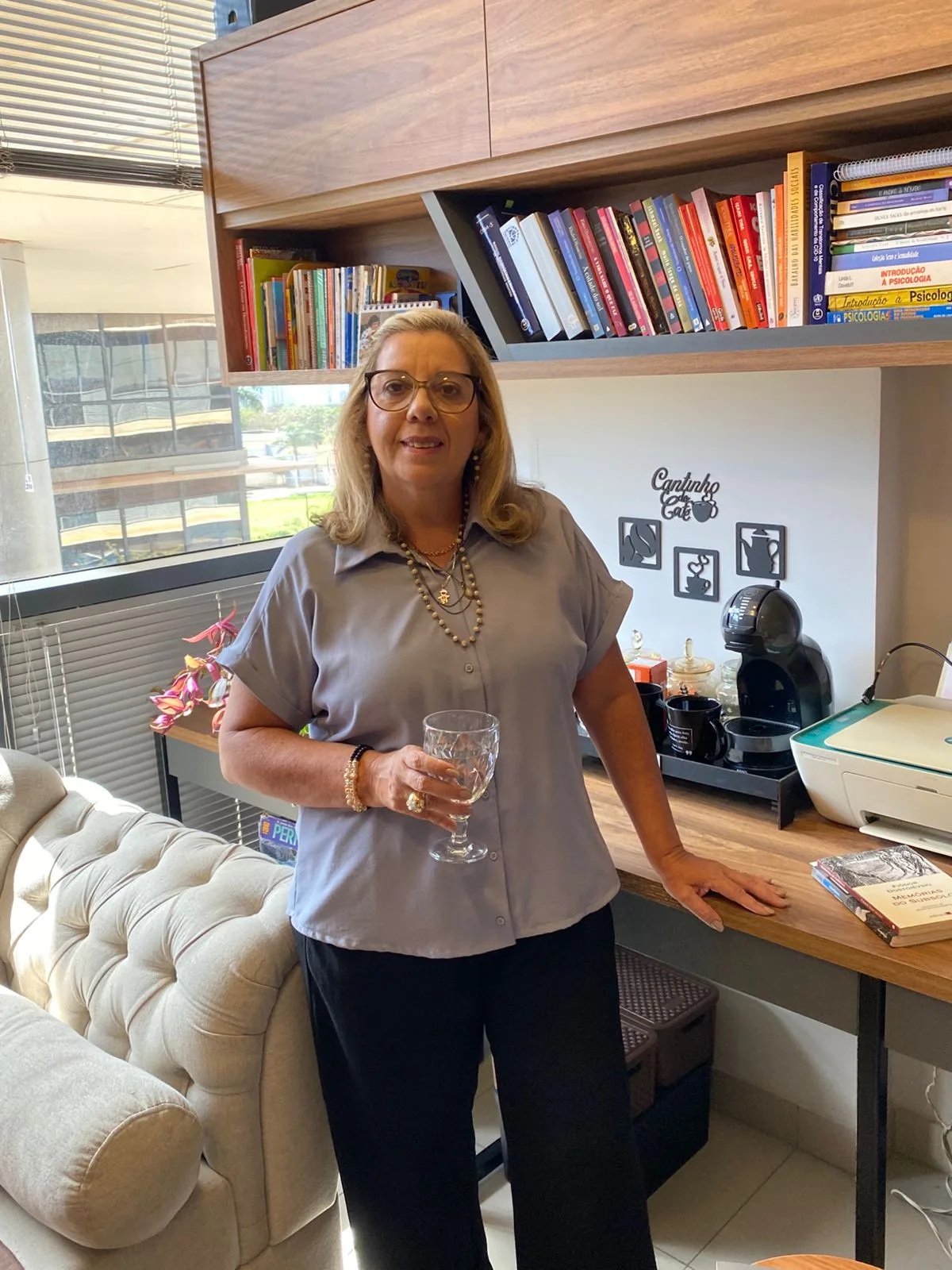 Detalhe do espaço de atendimento