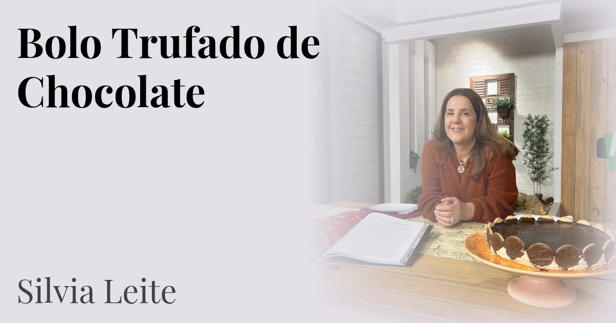 Bolo Trufado de Chocolate