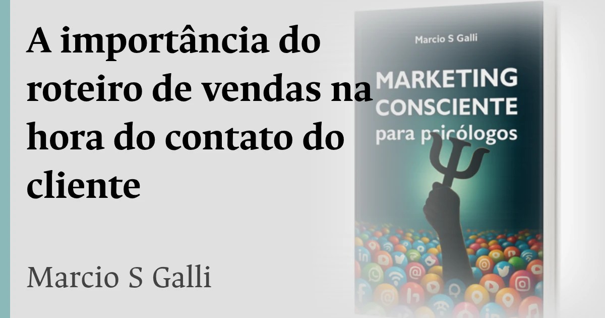 Estruturação de roteiro de vendas na hora do primeiro contato via Whatsapp