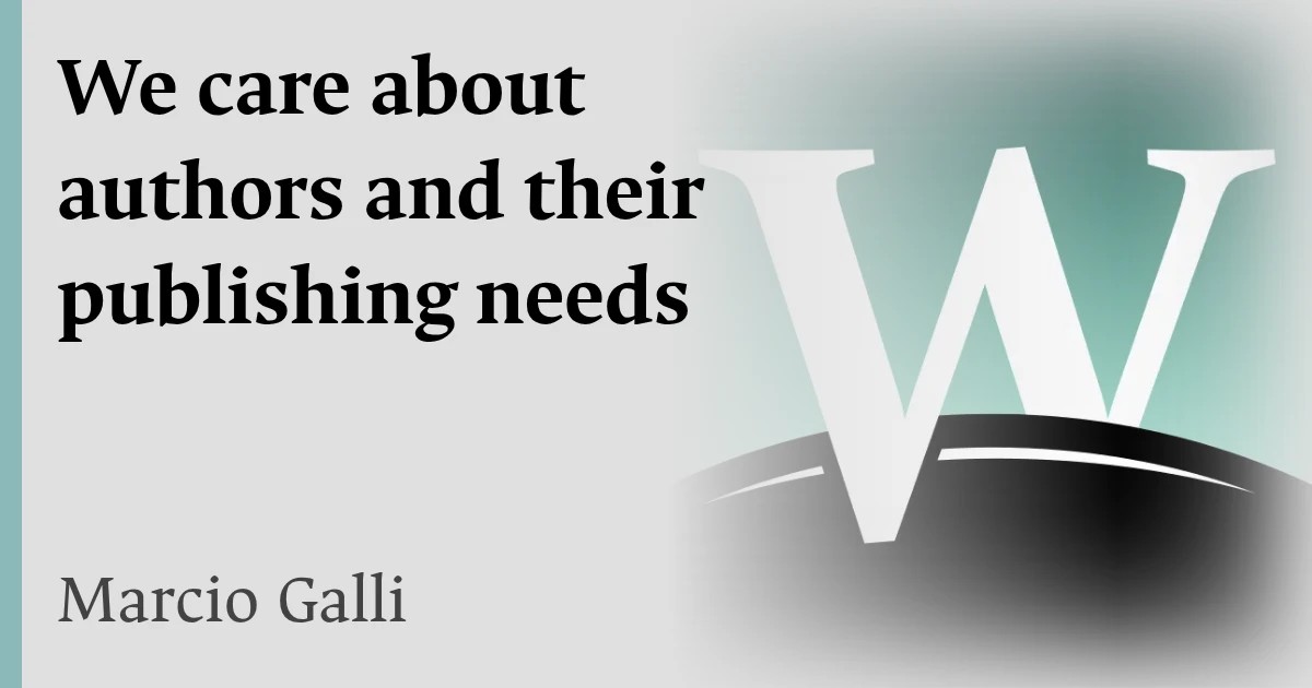 We care about authors and their publishing needs