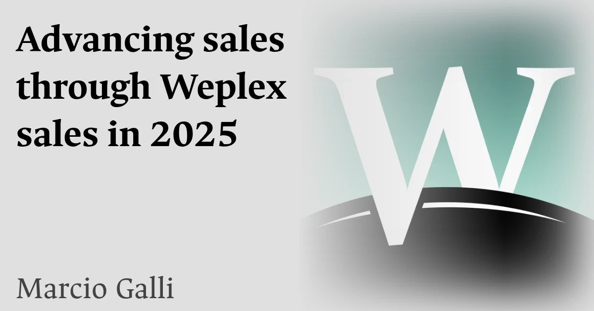 2025 Weplex sales report