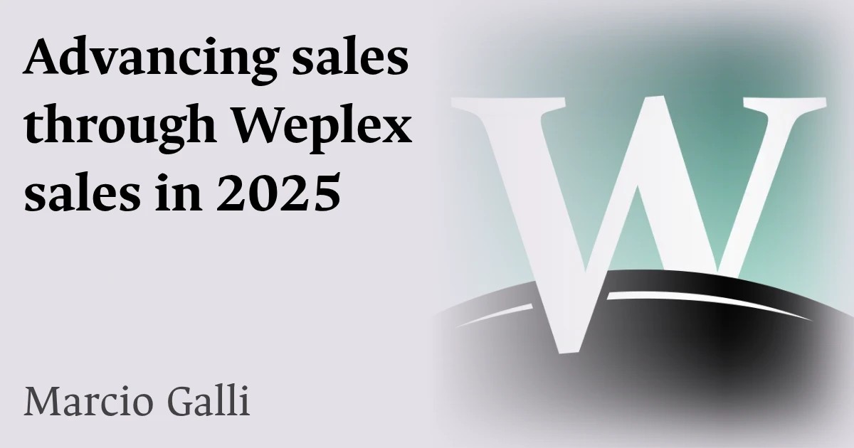 2025 Weplex sales report