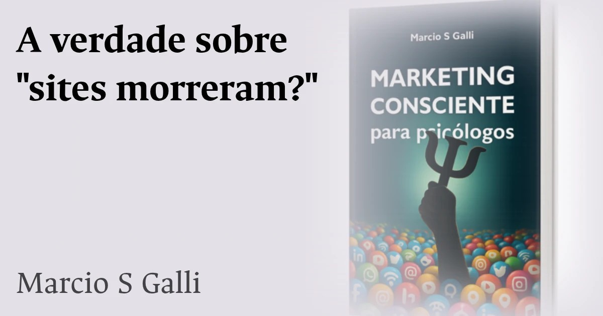 A verdade sobre "sites morreram?"