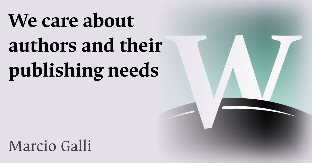 We care about authors and their publishing needs